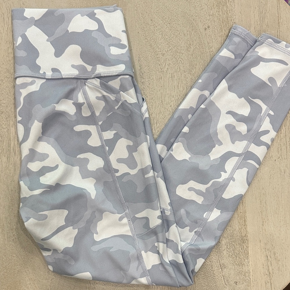 All in Motion Gray Camouflage Kids Leggings